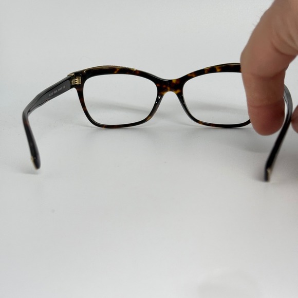Tiffany & Co TF 2167 8015 Eyeglasses Havana Tortoise Gold Cat Eye 54-17-140 - Picture 3 of 7